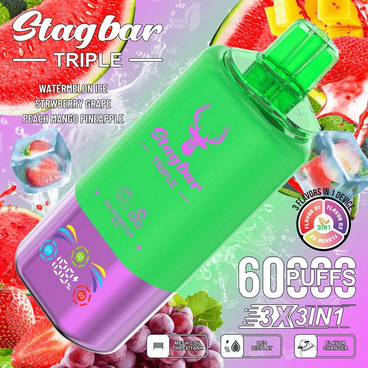 Stagbar Triple 60000 Puffs Disposable Vape Wholesale manufacturers