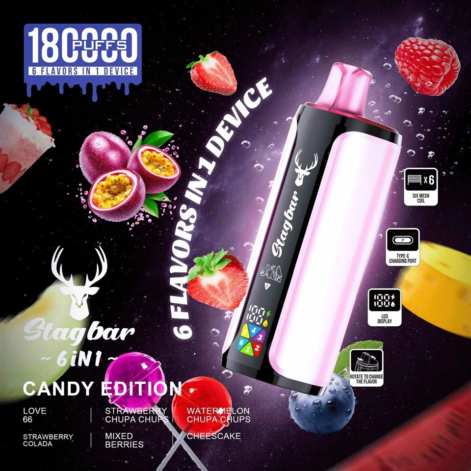 Stagbar 6 IN 1 180K Puffs Disposable Vape price